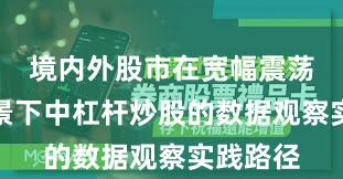 境内外股市在宽幅震荡周期背景下中杠杆炒股的数据观察实践路径