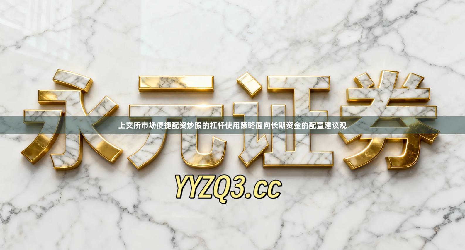上交所市场便捷配资炒股的杠杆使用策略面向长期资金的配置建议观